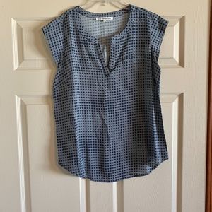 Blue Ava Christine Top